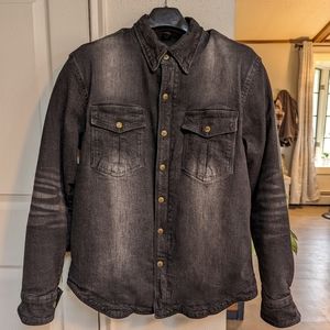 Milwaukee leather denim motorcycle jacket